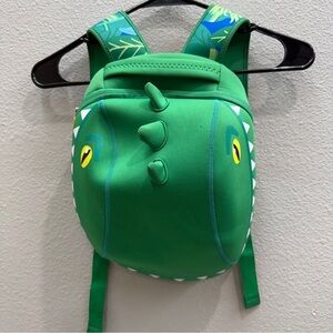 Sunnylife Green Dinosaur Backpack Kids neoprene
